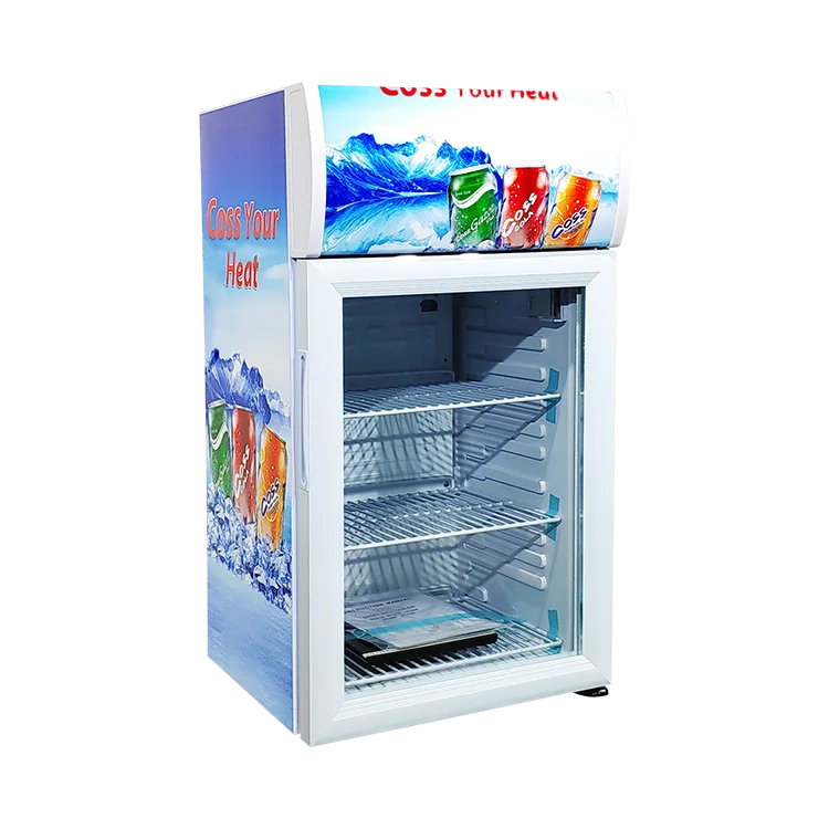 Meisda Wholesale Factory Price Mini Table Top Glass Door 40L Energy Drink Display Fridge