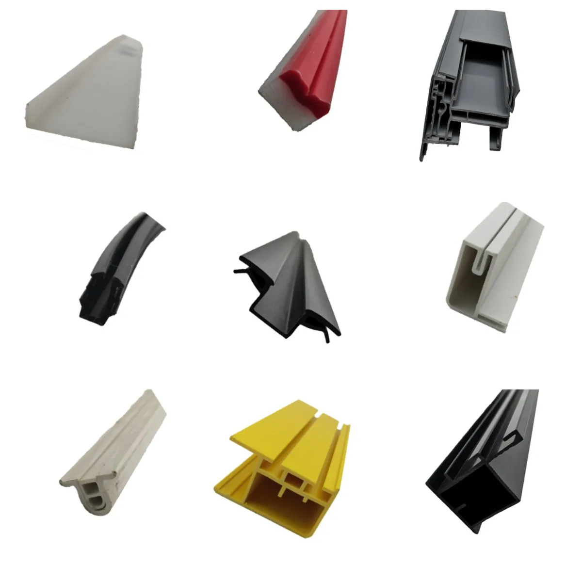 Custom Polypropylene UPVC PVC ABS PC Plastic Profiles Extrusion ...