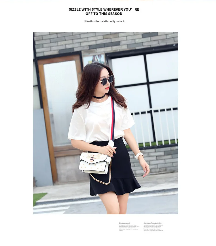 2022 Autumn Contrast Color Ladies Cross Body Bag PU Leather Small Handbags for Women Shoulder Bag