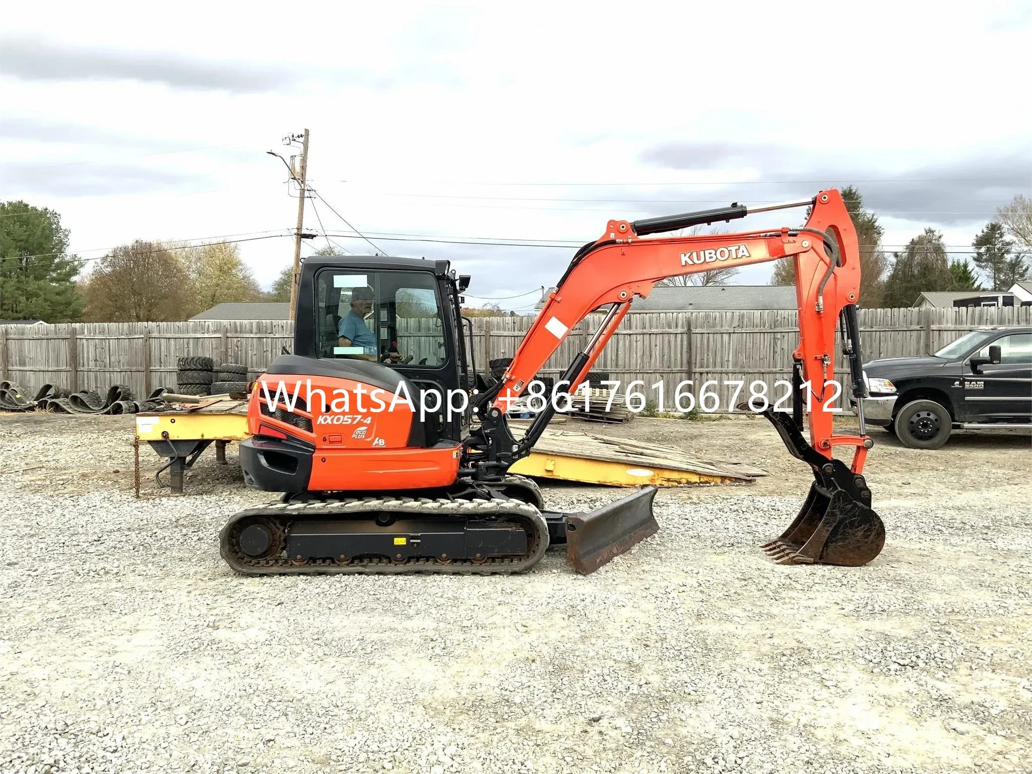 Good Condition 5 Ton Kubota Kx0574 Used Excavator Mini Crawler Digger