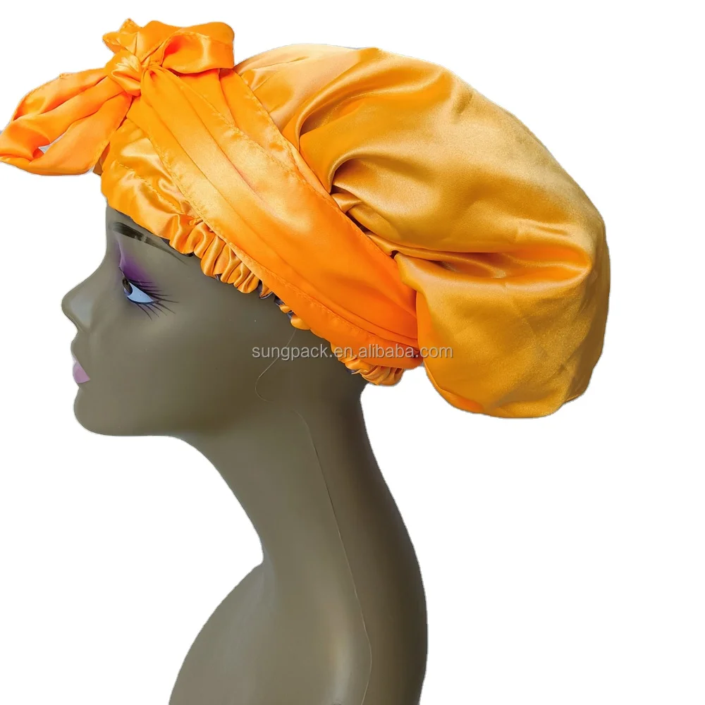 Women Dreadlock Curly Hair Silk Bonnet Satin Ankara African Print Head  Scarf Head Wrap Sleep Caps - Buy Long Bonnet,Satin Sleep Cap,Head Wrap  Product on Alibaba.com