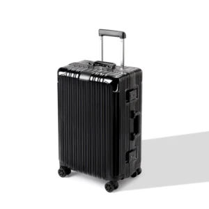 Designer Luggage 2026 Unisex 24-Inch Password Trolley Suitcase 20-Inch Carry-On Travel Case New Aluminium PC  Explosion-proof TSA  Zipper Luggage