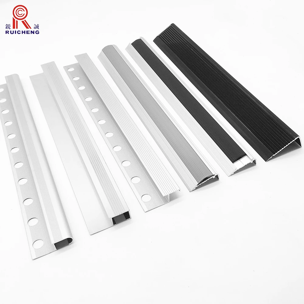 stair edge protector fluorescent rubber aluminum