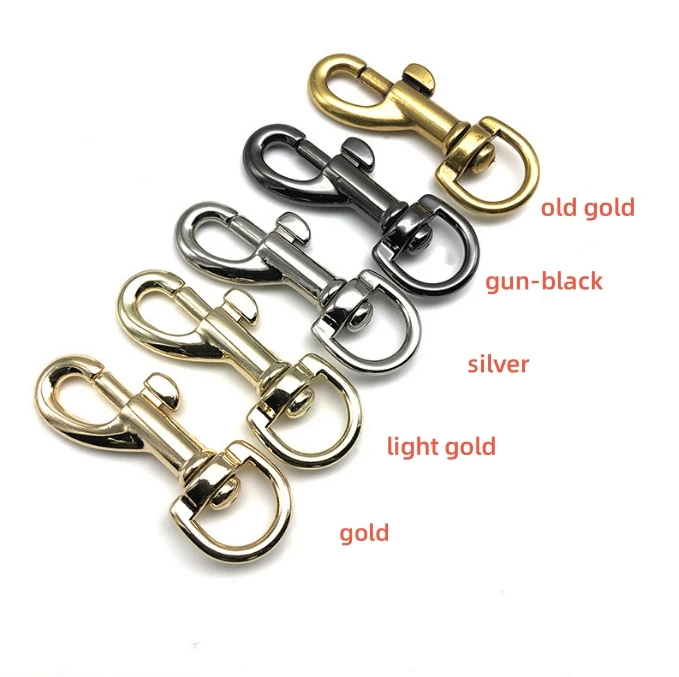 Custom Dog Lead Clips Snap Hook Metal Pet Leash Buckle For Dog Leash 