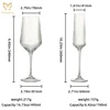 clear,red wine glass 495ml