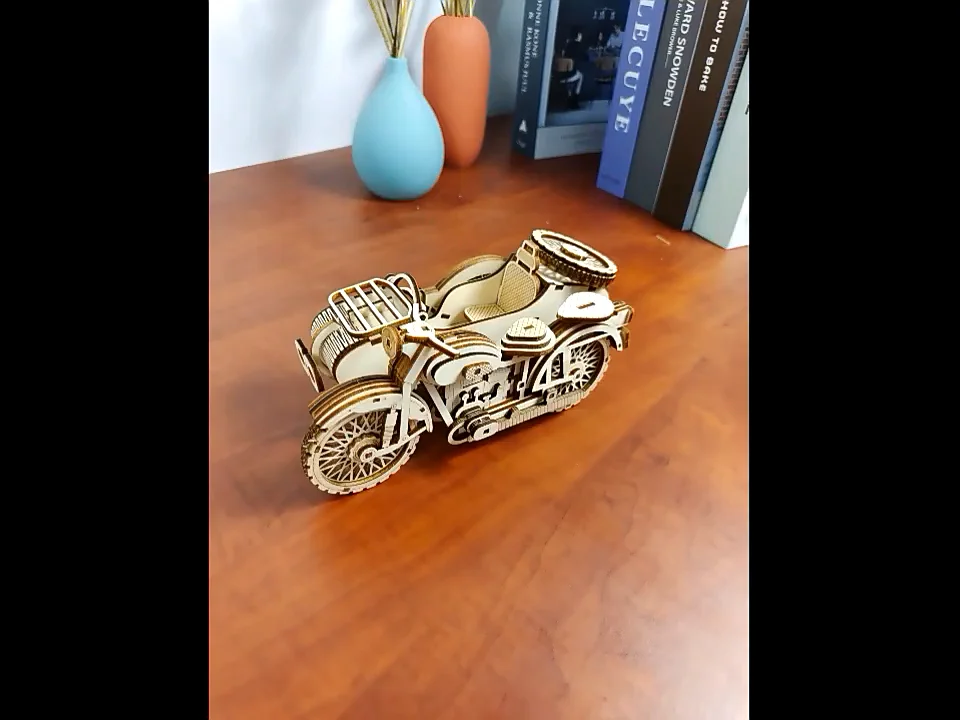 Novedades 2022 Mechanical Toys 3d Self Assembly Laser Cut Wooden