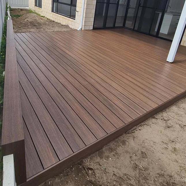 Eco Decking Wooden Grain Terrace Trex Cover Wpc Decks Flooring Wood ...