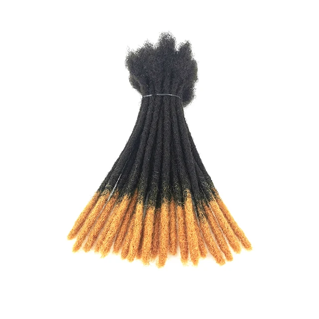 Dreadlocks Extensions 100% Human Loc Hair Soft Dreadlocks Cheveux Humains for Men/women