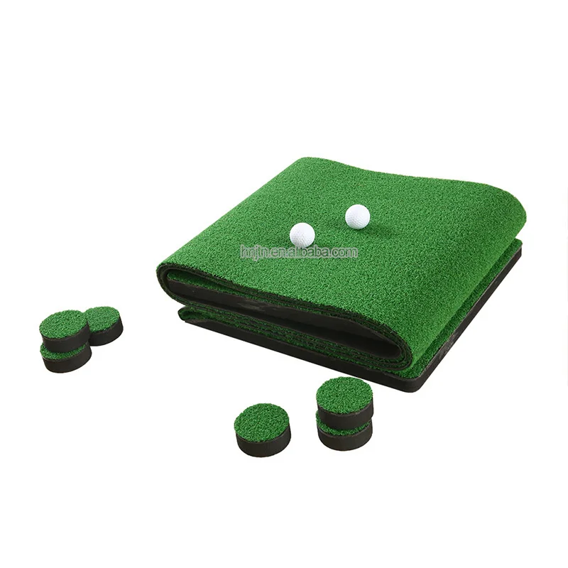 Low Price 12 Holes Putting Green Turf Golf Mat Driving Range Hitting