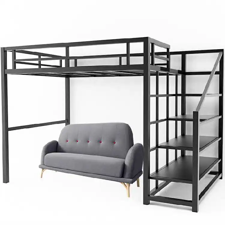 2024 Jzd Loft Dorm Bunk Bed With Locker Student High Quality Bunk Beds Bunk Bed With Stairs