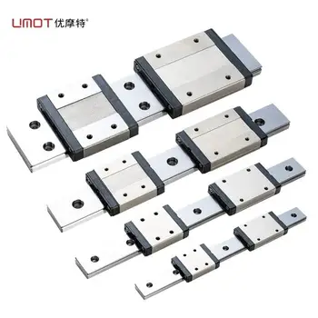 UMOT MGN3 MGN5 MGN7 MGN9 MGN12 MGN15 Linear Guide Rail and Block Hiwin Interchangeable Linear Guide Model for Grinding Machines