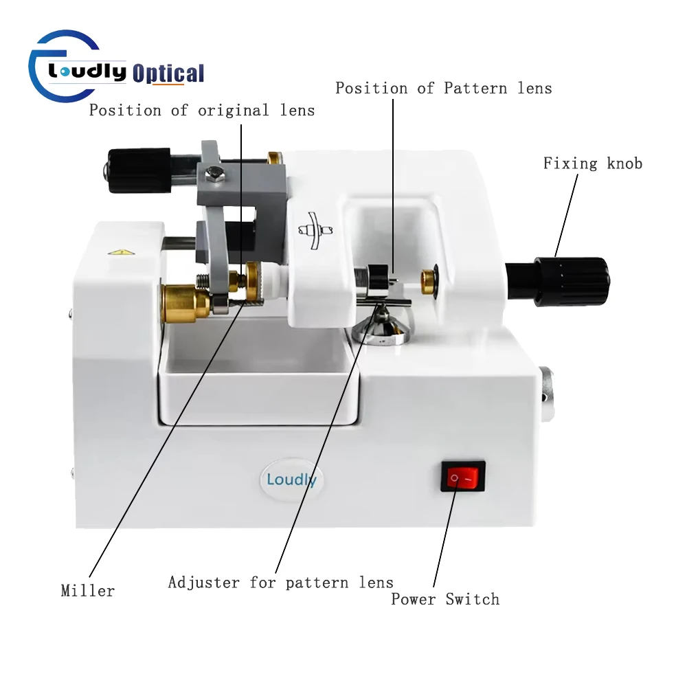 CP-4A Optical Instrument Glasses Lens Cutter Optical Lens Cutting Machine
