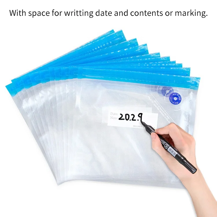Reusable Zip Lock Air Valve Vacuum Bags Sandwich Bread Vacuum Bags