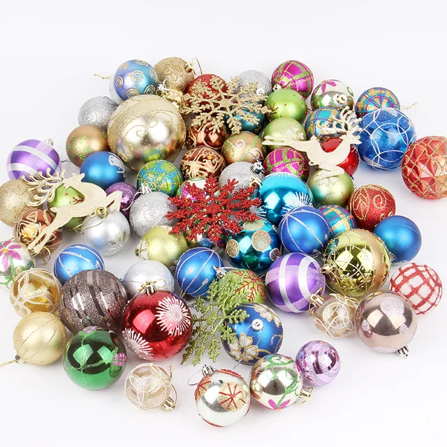 Christmas decoration supplies 2024 christmas decorations barrel plastic light matte christmas balls for xmas tree decoration