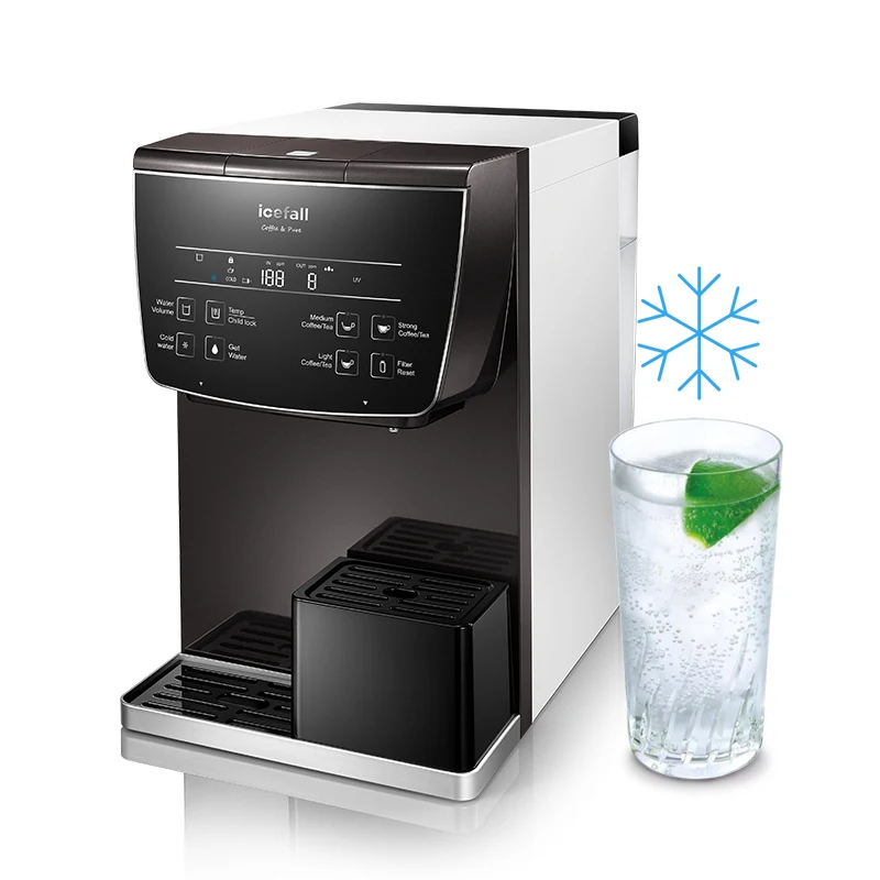 Smart Home Appliances Desktop Digital Cooling Cold Hot Water Purifier UV Sterilization Water Filter Machine For Home Drinking  3102445