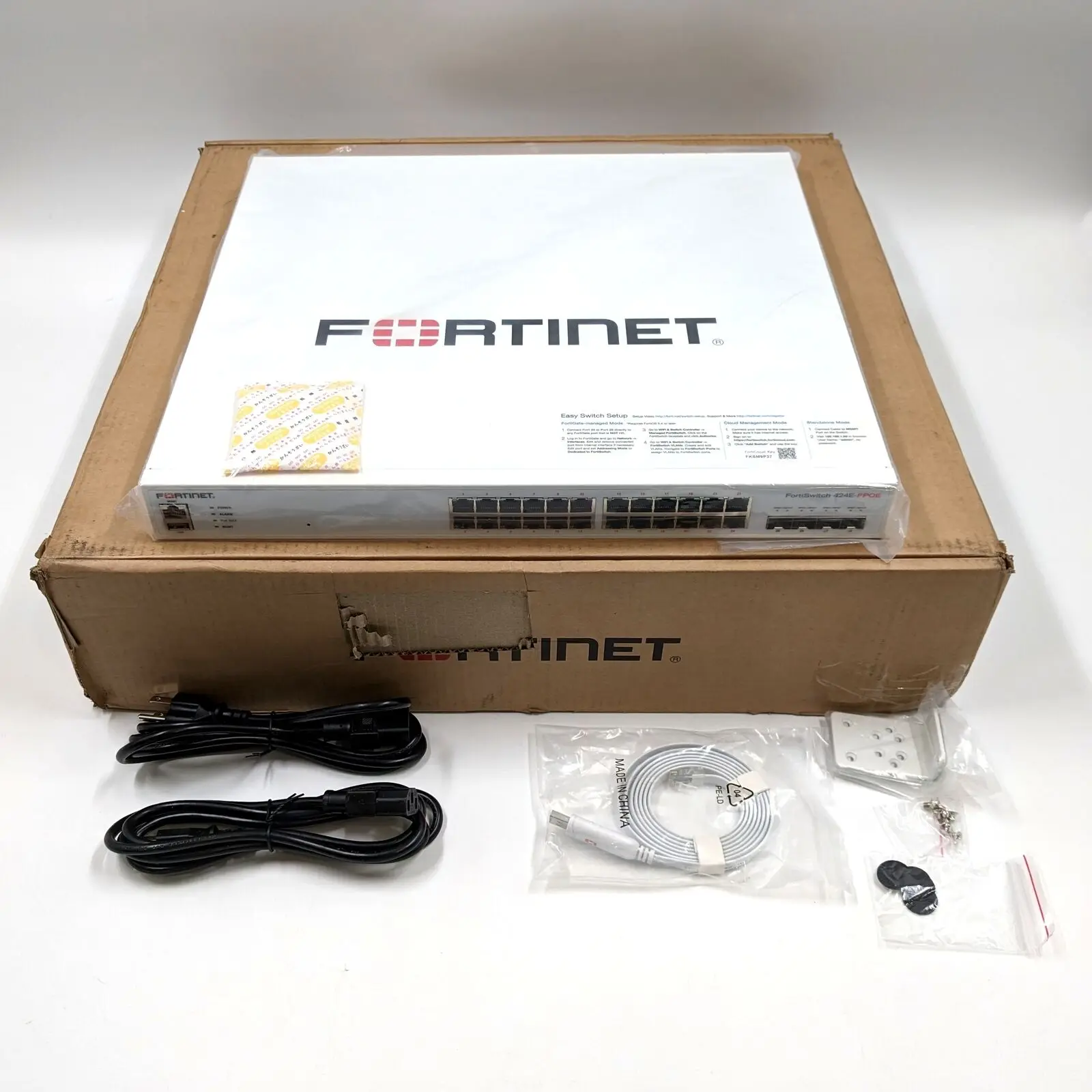 Fortinet Fortiswitch FS-124F - 22G POE Switch with 10 Ports