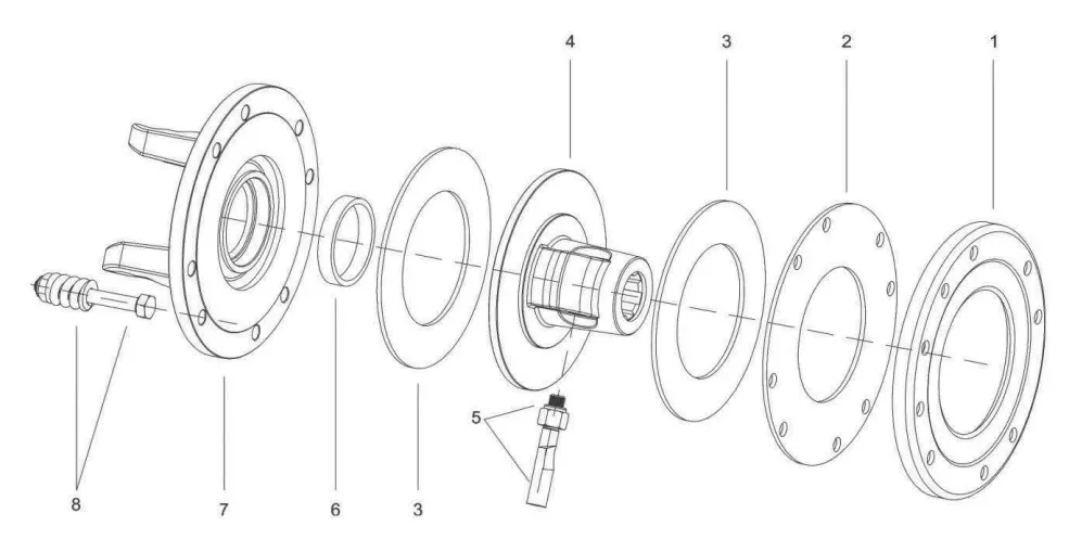Ff Series Friction Torque Limiter (slip Clutch) For Pto Shaft Buy Ff Series Friction Torque