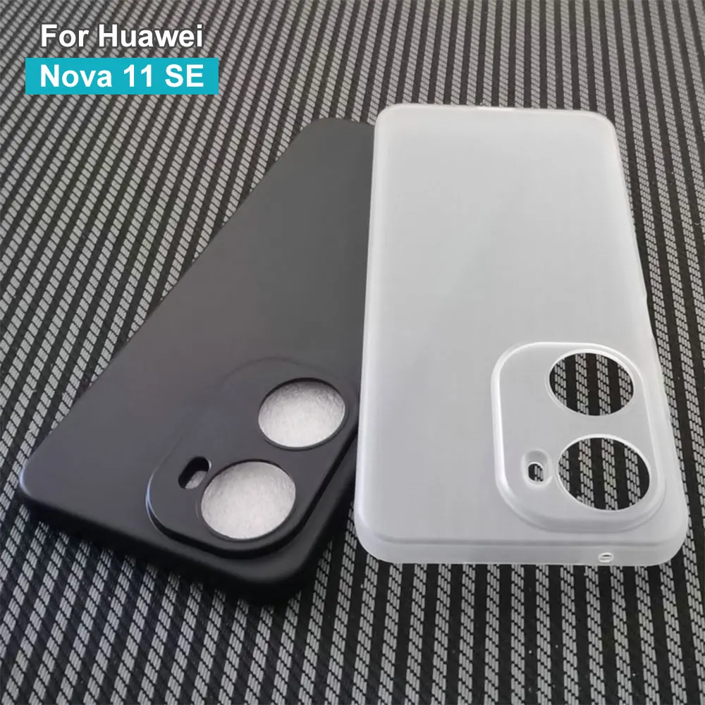 Tpu Phone Case For Huawei Nova 11 Se Pc Clear Glitter Transparent Precision Hole Camera Lens Protection Cases Sjk310