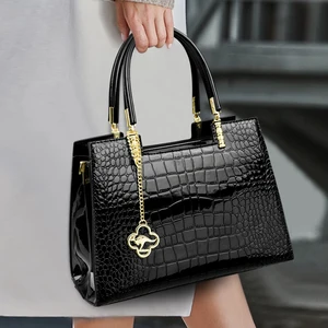 KAIDIFEINIROO Luxury Kangaroo Brand Bright Leather Crossbody Bag Customized Shoulder Bags Women's Handbag