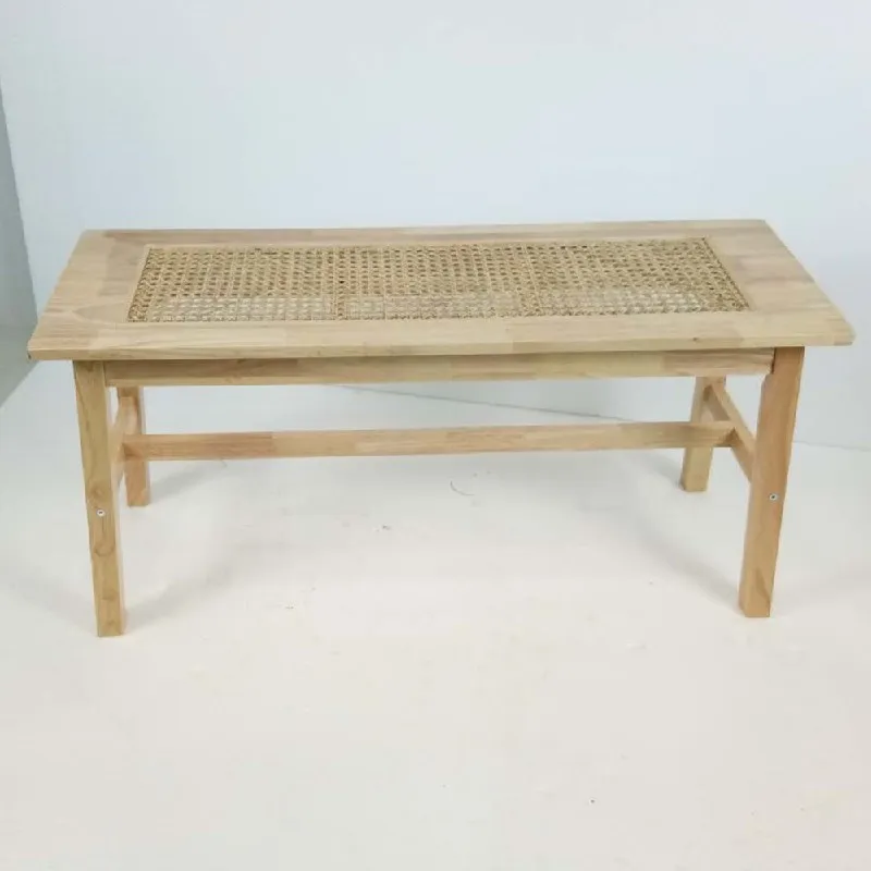 Современная мебель для гостиной, деревянная скамейка из ротанга для столовой, ресторана KD