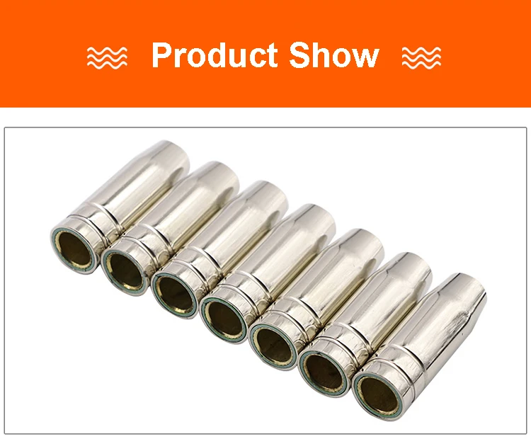 Inwelt High Quality Mig Welding Torch 15ak Spare Parts Gas Nozzle 145