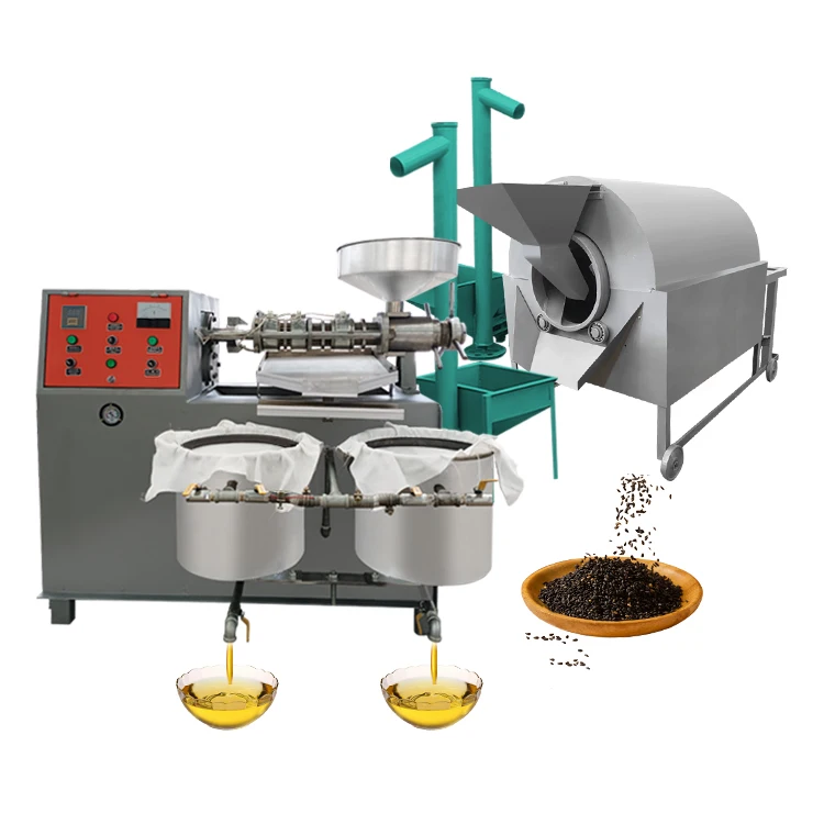 Stainless Steel 300kg/h Automatic Palm Copra Oil Press Machine Soybean Sunflower Peanut Oil Machine Maker