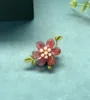 Strawberry Quartz Brooch