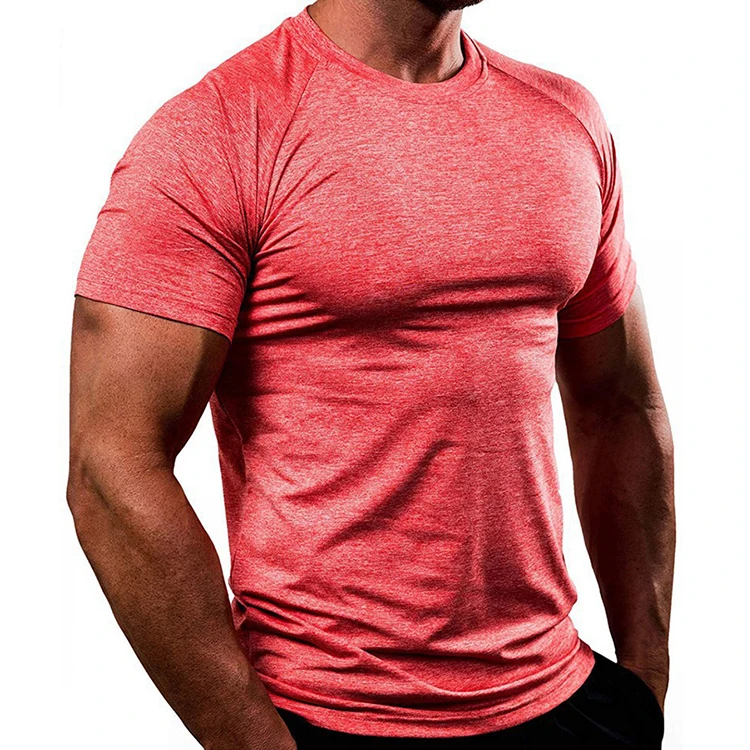 Hot Selling Custom Logo Compression Breathable Athletic Gym T Shirt