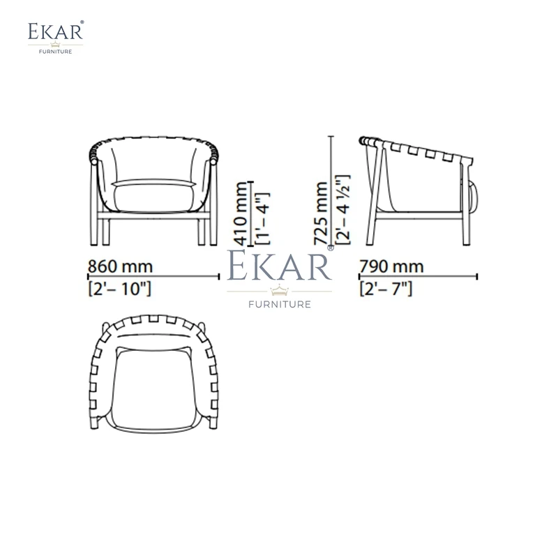 product modern saddle leather leisure chair for living room bedroom hotel kitchen luxurious comfort for contemporary spaces-66