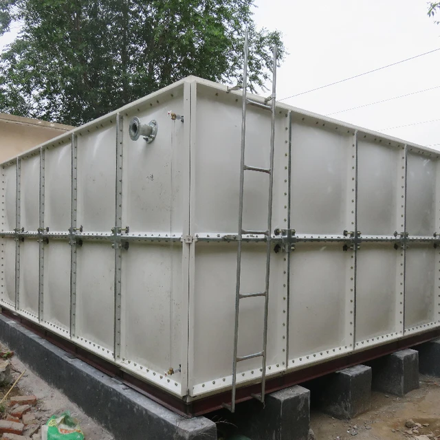 High Quality SMC FRP GRP Sectional Fiberglass Water Storage Tank for Fire Production