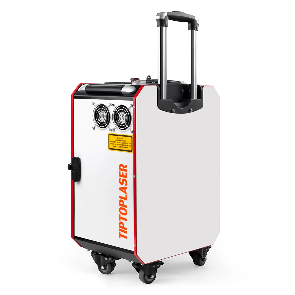 Portable Suitcase Laser Removing Machine for Stone Paint Cleaning Rust Removal Maschine Lase Cleaner 200w for Metal Oil Device
