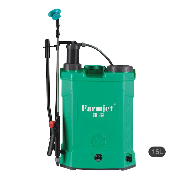 Farmjet 16L Types of Knapsack Sprayer Agricultural Atomizer Plastic Water Tank Liquid Sprayer