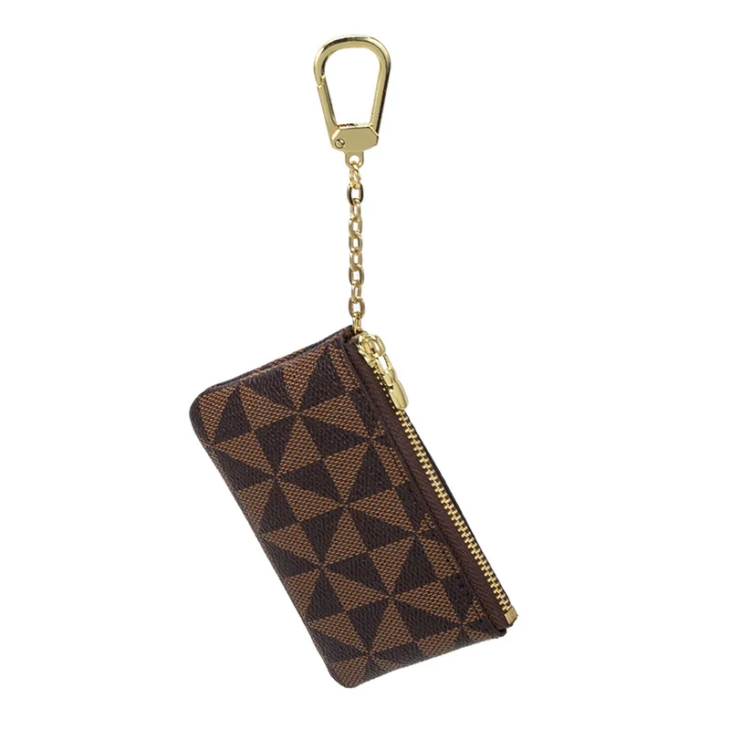 Wholesale Wholesale women designer mini coin purse keychain ladies brand  vintage wallet monogram money bag luxury pu leather key pouch From  m.