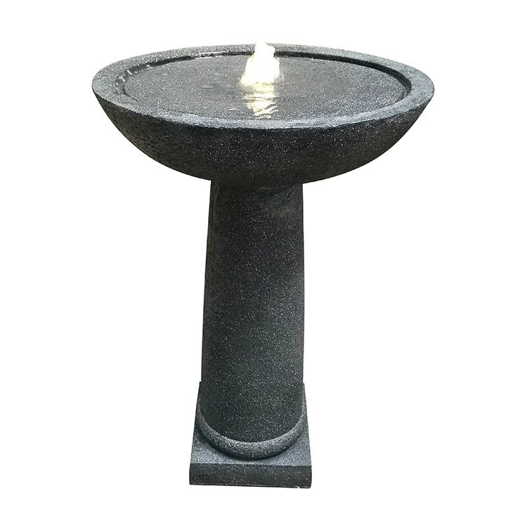 Schist Rock Water Feature Garden LED Fountain Cascading Fall Waterfall Outdoor