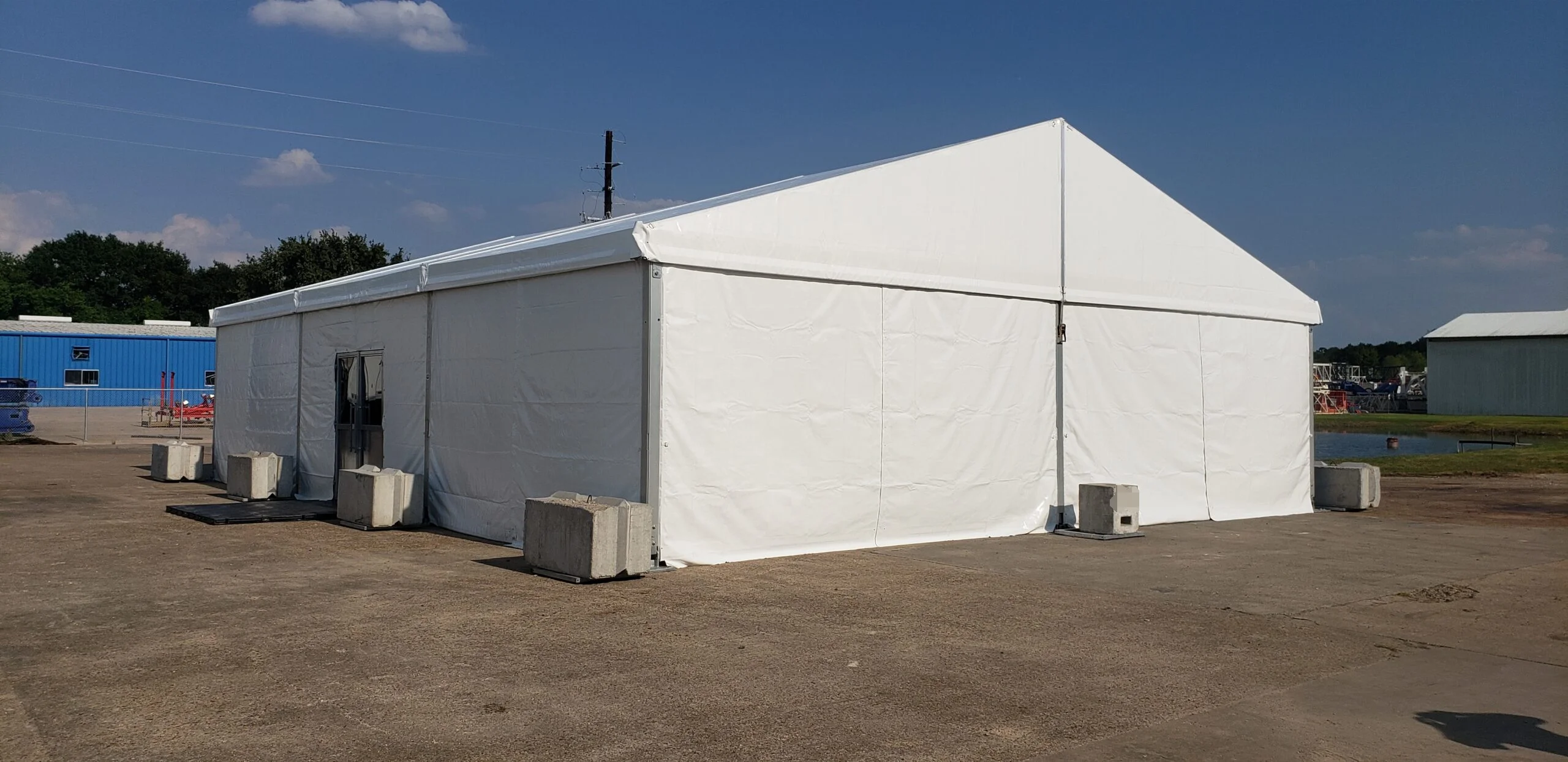 Custom Outdoor Workshop Tent Large Prefab Industrial Storage Warehouse Tent