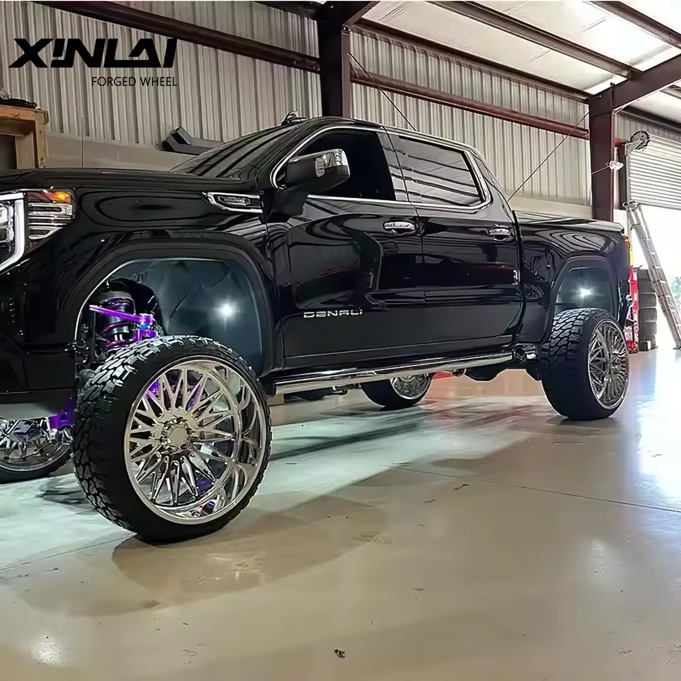 XL Deep Dish Chrome Mesh Design Off-Road Wheel 5x127 5x139.7 6x139.7 Car Alloy Wheel Rim for Toyota Hilux Jeep Wrangler - Image 2