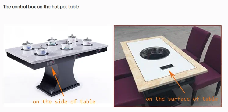 CENHOT Built-in Round Induction Stove For Hot Pot 800W Manufacturers