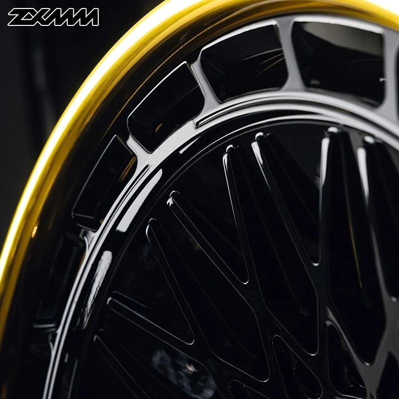 Golden Glossy Forged Polishing Passenger Car Wheels Aluminum Alloy For ...