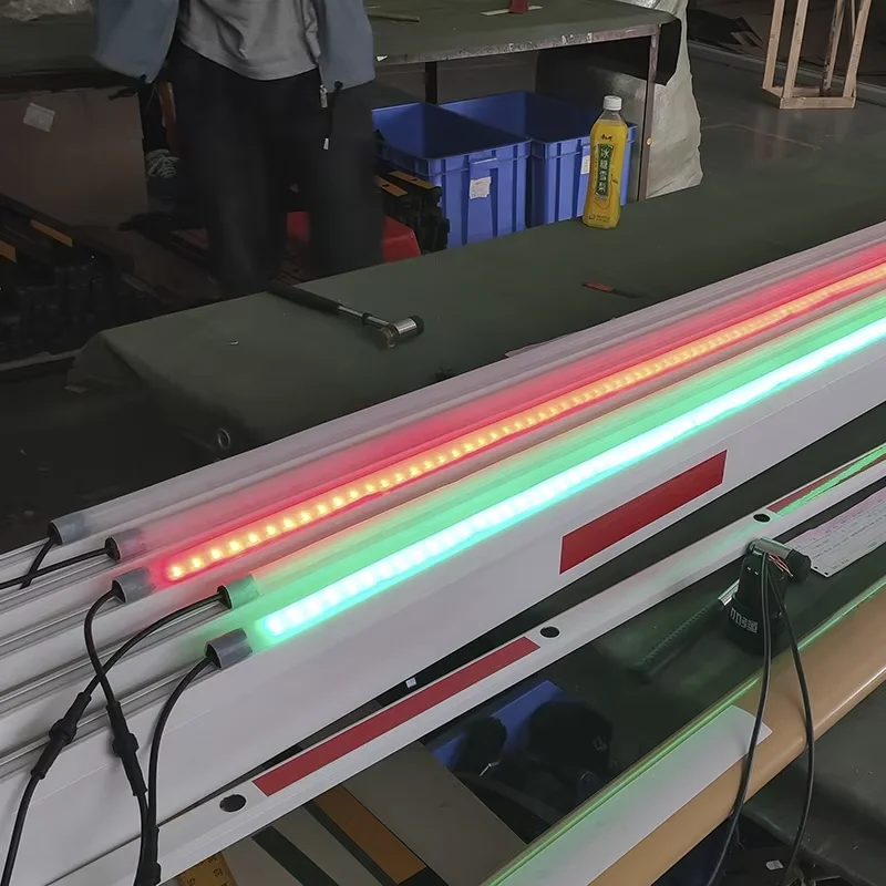 Automatic Straight Automatic Barrier Pole Gates Car Parking Led ...