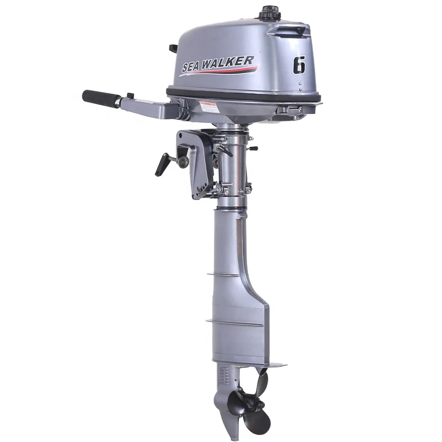 The 2-stroke 6hp and 5hp Outboard Engine Boat Horse Is Used As an Inflatable Fishing Boat