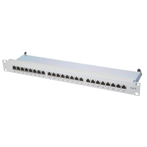 Cat6 Ftp Patch Panel 24 Ports 19inch Rack Mountable Rj45 Jack Panels Tj02b162a Buy 24 Port
