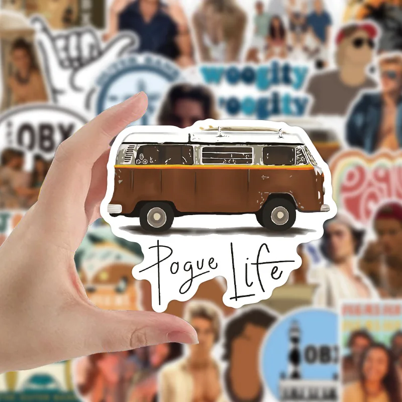 Pogue Life Sticker Pack/outer Banks Sticker/weatherproof/vinyl 