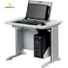 Bureau d'ordinateur simple à plateau relevable en acier