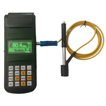 showing double values portable meter universal durometer iron steel aluminium metal leeb hardness tester with printer