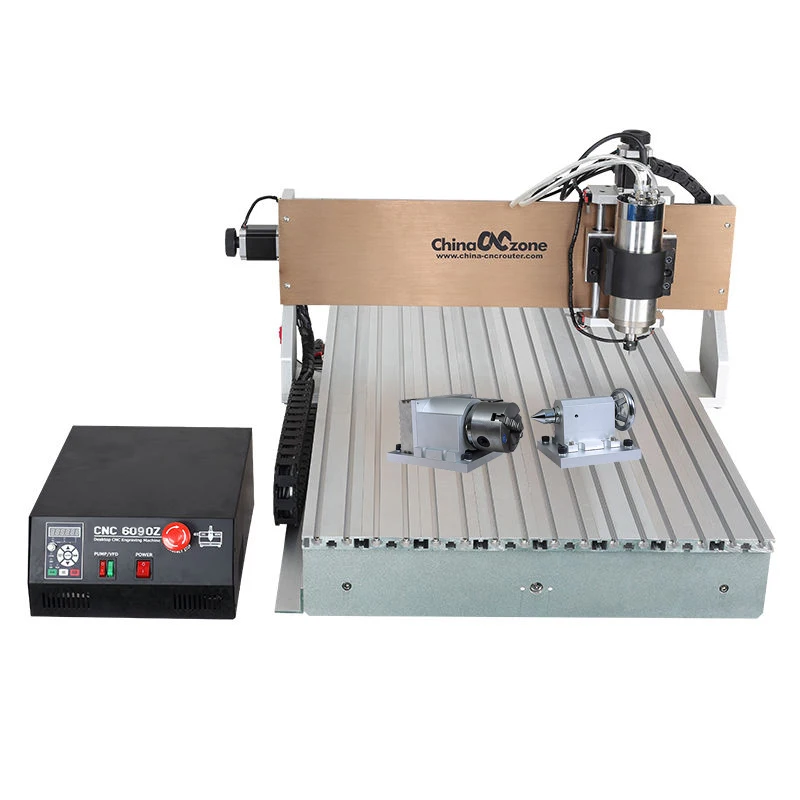 EU FREE TAX New Wood CNC Router 6090 4 Axis from Factory