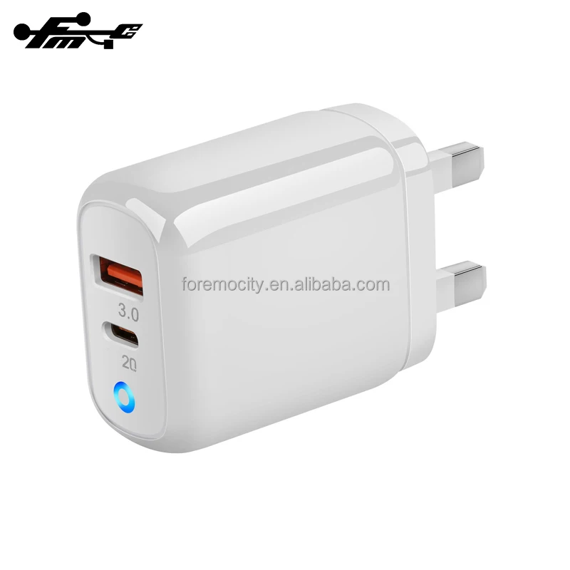 PD Fast Charging TYPE C Travel Adapter QC Wall Charger for Iphone Mobile Phone Iphone 14 Pro Max Inteligente 35W FMC