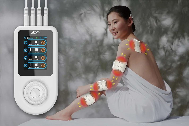 hot selling heated electric pulse massager ems muscle stimulator-64