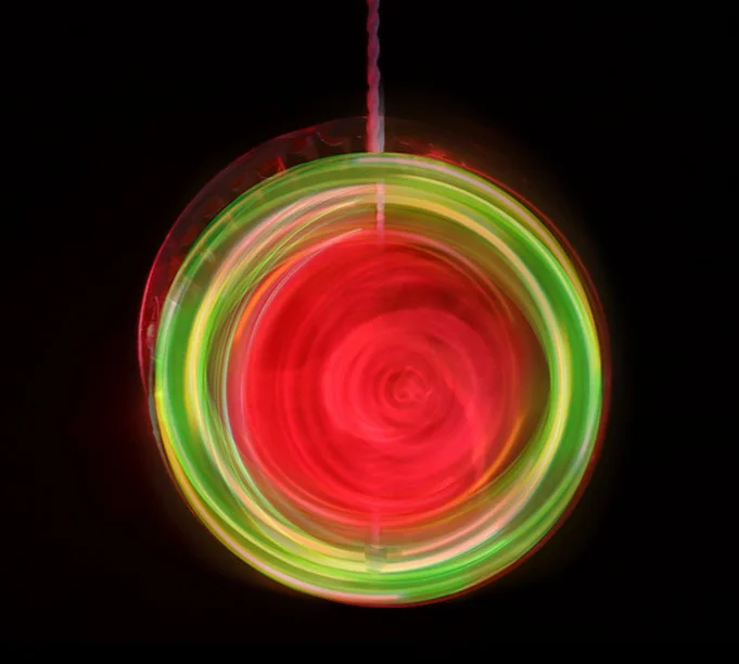 Оптовая продажа, классические детские игрушки со светодиодным мигающим шариком йо-йо, Пользовательский логотип