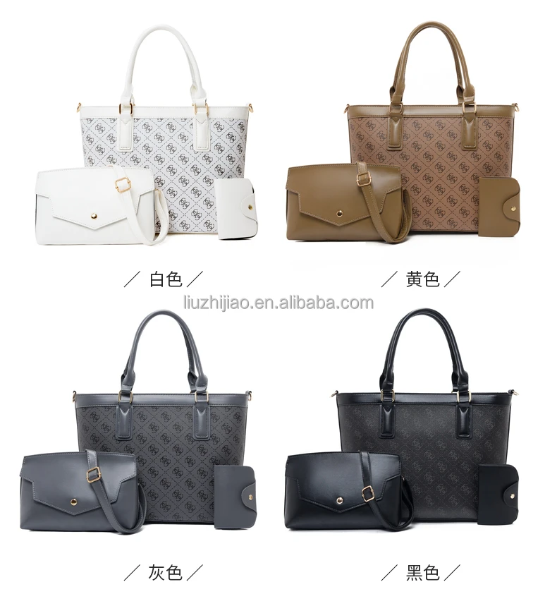 2025 High Quality Girls' Casual Tote 2- Piece Bag Color-Matching Design Large Capacity R aperçu 3