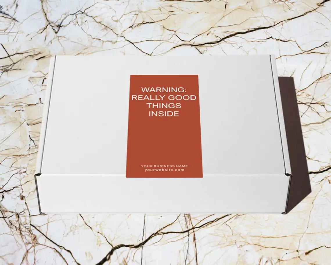 Funny Customer Appreciation Stickers - Hide From Husband Thank You Labels For Small Businesses